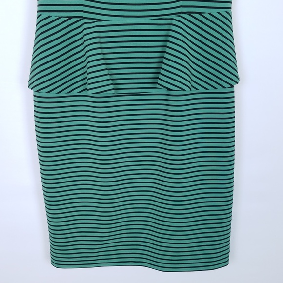 NINE WEST Sleeveless Peplum Sheath Dress Stretch - Picture 3 of 7